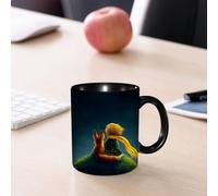 EMCLKS Funny Coffee Mug for Dad,Grandad & Men 11oz Ceramic Premium Mugs - Father’s Day Gift | Novelty Ceramic Coffee Cup | Le Petit Prince et le Renard Regardent le