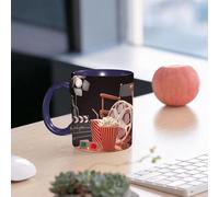 EMCLKS Funny Coffee Mug for Dad,Grandad & Men 11oz Ceramic Premium Mugs - Father’s Day Gift | Novelty Ceramic Coffee Cup | Objects of The Hollywood Cinema Industry Concept of Cinema