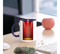 EMCLKS Funny Coffee Mug for Dad,Grandad & Men 11oz Ceramic Premium Mugs - Father’s Day Gift | Novelty Ceramic Coffee Cup | Music Microphone and Spotlight on Stage