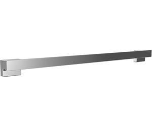 EMCO Cue Bathroom Towel Rail Wall Mounted 800mm Metal Towel Rail Towel Rail for Hand and Bath Towels, Chrome