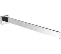 EMCO Cue Single Arm Wall Mounted Rigid Metal Towel Rail Bath Towel Holder Chrom