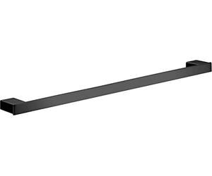 EMCO LOFT Single Arm Towel Rail Fixed 310mm Chrome Black
