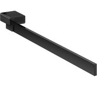 EMCO Loft Single Arm Wall Mounted Towel Rail Rigid Aluminium Bath Towel Rail Towel Bar for Towels, Matte Black