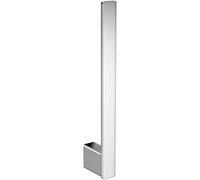 Emco LOFT Spare Paper Holder for Two Rolls, Wall Mounted Toilet Paper Holder, Practical Bathroom Accessory for Vertical Mounting, Chrome