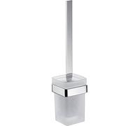 Emco Loft 237578 Toilet Brush Set Frosted Cut Glass Wall Mounted Chrome
