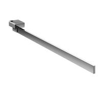 Emco LOFT Wall Mounted Towel Rail Single Arm Compact Aluminium Bath Towel Rail Towel Bar No Joint Chrome