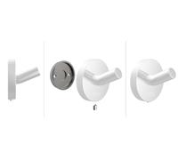 Emco round hook, 40mm, 4375; color: whitely