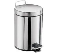 Emco System 2 355300000 Stainless Steel Pedal Bin with Lid 5 Litres