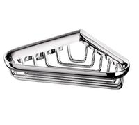 Emco System 2 Soap Drilling, Shelf, Shower Basket, Wall Mounted - 354500100, Chrome Plated, Chrome, Metal, Standard Size