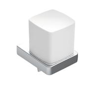 Emco Trend Dispenser 155 ml Crystal Glass/Chrome Liquid Soap Dispenser-022100101, Metal, One Size