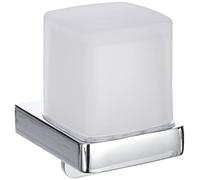 Emco Trend Dispenser 155 ml Crystal Glass/Chrome Liquid Soap Dispenser-022100101, Metal, One Size