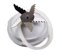 EMDMGJ Blender Accessories, Mixing Blade And Sealing Ring, Compatible For Philips HR2000 HR2001 HR2003 HR2004 HR2006 HR2020 HR2021 HR2171 HR7620 HR2024 Juicer Accessories, Five Serrated Blade