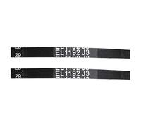 EMDMGJ EL1192 J3 Belt, Compatible For Whirlpool Indesit Washing Machine Replacement Drive Belt EL1192J3 C00063428(EL1192-2pcs)