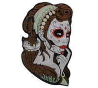 EMDOMO Embroidery Applique Eagle Beauty Iron on Patches for Jeans, Shirts, Blouses, Bags, Backpacks