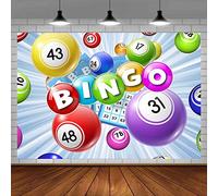EMDSPR Bingo Backdrop, 7x5ft Vinyl, Lottery Winning Ball Game Time Cards Photography Background Party Supplies BJYYPR17