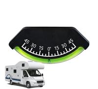 Emdvsco Bubble Level for RV, Car Inclinometer Gauge Leveler for RV, Waterproof Inclinometer Stick On Adventurers Travel Parking Sailing Trucks Camping Boats Campground Vehicles