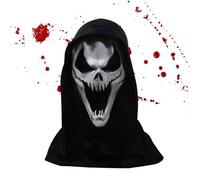 Emdvsco Creepy Masque, Human Face Masques, Skull Dress up Props for Party Festival Celebration Holiday Masquerade Theater Performance Stage Show Family Gathering