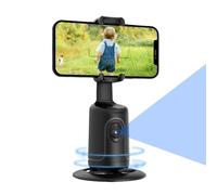 Emdvsco Face Tracking Stand - 360 Degree Rotation Auto Tracking Stand - Tabletop Supplies for Wedding Game Offices Vacation Bed Car Sports Travel Cooking