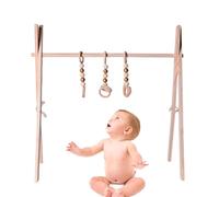 Emdvsco Play Gym - Folding s Gym Toy Pine Frame | Early Development Toys for Nursery Room, Room, Living, Early Childhood Education Center