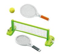 Emdvsco Table Tennis Set | Small Table Tennis Net Paddle Ball Set - Interactive Sport Equipment Indoor Outdoor Activity for Lawn Gathering Parks Backyard Beach Holiday