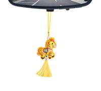 Emdvsco Year of the Horse Pendant | Imitation Embroidery Festive Decoration - Spring Festival Fragrant Bag - for Front Door Office Staircase Wall Garden Backyard Bedroom Restaurant Trucks Wallets