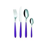 EME 24 Piece Cutlery Caribbe Model Made in Italy Various Colours (Lilac 25)