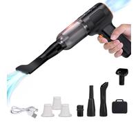 EMEBAY Handheld Cordless Vacuum Cleaner, 16000Pa Powerful Suction Mini Vacuum Cleaner, Rechargeable Lightweight Car Vacuum Cleaner with Special Nozzle for Pet, Car, Stair, Sofa, Corner Cleaning