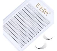 EMEDA 12D Pre made Fan Eyelash Extensions 10mm D curl 0.05mm 12D Russian Volume Lash Extensions Premade Lash Fans 12D Cluster Lashes 0.05 D (12D 0.05-D-10mm)