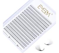 EMEDA 20D Pre made Fan Eyelash Extensions 12mm D curl 0.05mm 20D Russian Volume Lash Extensions Premade Lash Fans 20D Cluster Lashes 0.05 D (20D 0.05-D-12mm)
