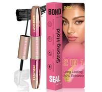 EMEDA Lash Cluster Glue, 2-in-1 Lash Bond and Seal Strong Hold Cluster Lash Bond and Seal Waterproof for DIY Eyelash Extensions, Eyelash Glue for Individual Eyelashes Latex Free (5ml)