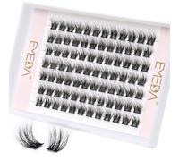 EMEDA Lash Clusters 10mm, Cluster Eyelashes Individual Wispy Cluster Eyelash Extensions 10mm Fluffly Short DIY Cluster Lashes 3D Effect Eyelash Clusters (EME333-10mm)