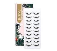 EMEDA Natural False Eyelashes Cat Wing Fake Lashes 3D Soft And Fluffy False Lashes Black Strip Eye Lashes Dorisue Natural Eyelashes (SK 17)