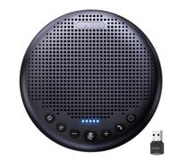 EMEET 8-Mic Bluetooth Conference Speaker, 360° Voice Pickup, AI Noise Reduction, Dual Connection, 5W Speaker Lunaplus