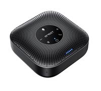 EMEET Bluetooth Conference Speaker with 4 Microphones, 360° Voice Pickup, AI Noise Reduction, Dual Device Expansion, USB-C & Bluetooth 5.0, Plug & Play, Compatible with Zoom/Teams/Webex