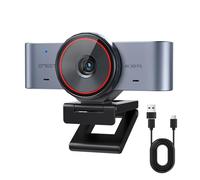 EMEET C960 Ultra 4K Webcam for Mac & PC, 1/1.5" Large Sensor, Metal Body, 0.2s Autofocus, DRC, Whiteboard Mode, Built-in Privacy Cover, 2 Mics, for Meetings, Streaming & Content Creation, Space Gray