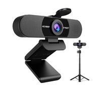 EMEET C960 Webcam with Tripod, 1080p Webcam with Microphone, Adjustable Height Mini Tripod, C960 Web Camera with Privacy Cover, Plug & Play Web Cam with Stand for Zoom/Teams/YouTube/FaceTime