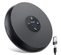EMEET USB Speakerphone, M1A Zoom Certified AI Mics 360°Voice Pickup USB Type C-A Plug&Play Computer Speakers with Microphone, Fast Mute Noise Reduction Echo Cancellation for 5-8 People for Zoom Teams