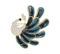 EMEGCY Animal Rhinestone Brooch Pin - 18k Gold Plated Lapel Pin Fashion Jewelry Gift for Mom, Wife, Copper, base