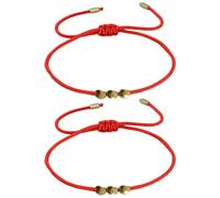 eMeition Chinese Red String Tibetan Bracelet Protection Buddhist Prayer Copper Beaded Thread Rope Braceles for Women Men Couple Anklet Lunar New Year Bracelet lucky Gift, One Size, Cotton, Lapis