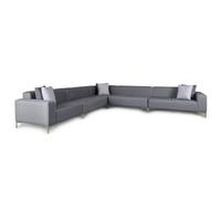 Emelda Grace Cloud Large Corner Sofa - Dark Grey