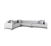 Emelda Grace Cloud Large Rectangle Corner Sofa - Left Hand - Grey