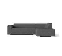 Emelda Grace Dennis Corner Sofa - Right Hand - Dark Grey