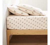 Emeline 30cm Cotton Muslin Fitted Sheet Printed