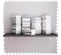 EMENKD 20" 28" 36" 48" Folding Wall Table Wall Desk Fold Down Small Spaces Fold Down Work Bench For Kitchen Office Bedroom Living Rooms Balcony(Black stripes,70x30cm/28x12in)