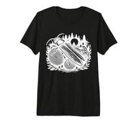 Emerald Ash Borer Line Art Entomologist Premium T-Shirt