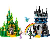LEGO Wicked Emerald City & Kiamo Ko Castle Toy - Play & Display Model - incl. Elphaba & Glinda Mini Dolls, plus a Monkey & Accessories - Gift for 9+ Year Old Girls & Movie Fans - 75689