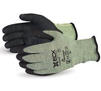 EMERALD CX® KEVLAR® WIRE-CORE GLOVES WITH MICROPORE NITRILE PALMS BLACK 10