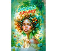 Emerald Dreams Notebook: Stunning African American Fantasy Artwork Journal Gift For Women