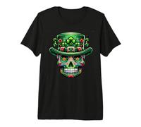 Emerald Elegance: Irish Top Hat Meets Suga Graphic Premium T-Shirt