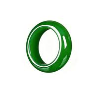 Emerald Emperor Green Jade Band Ring for Men and Women Natural Burmese Jadeite Statement Ring,16mm